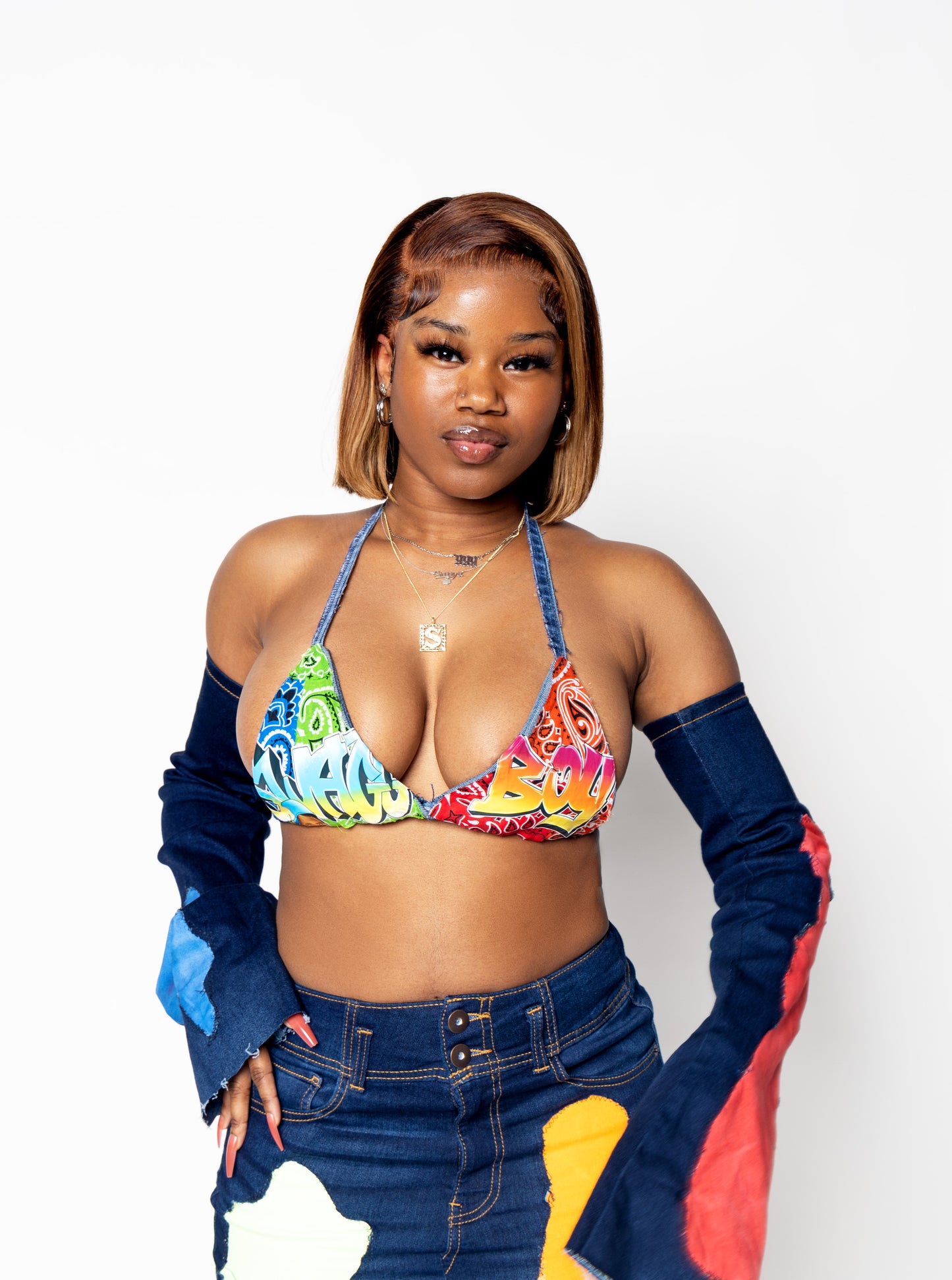 SwaggBoy Graphic Bralette (SET)