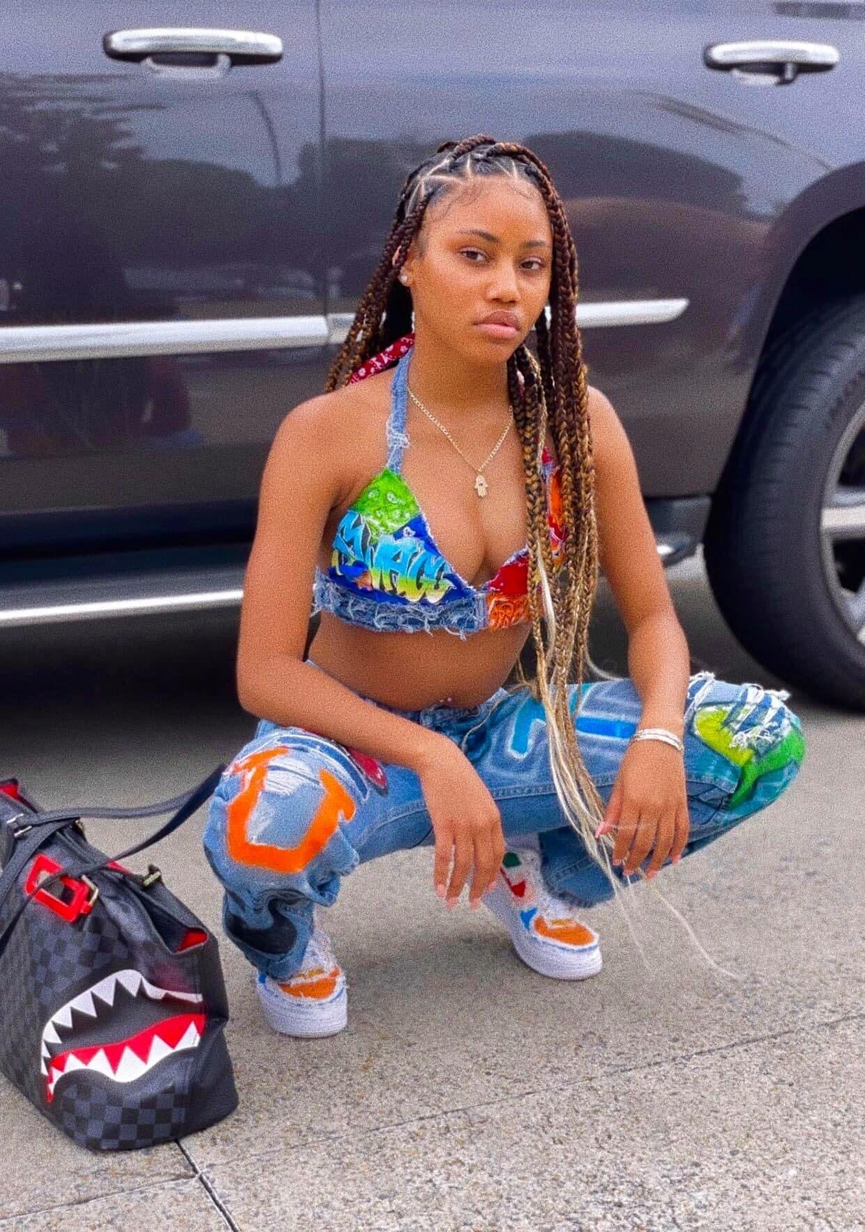 SwaggBoy Graphic Bralette (SET)
