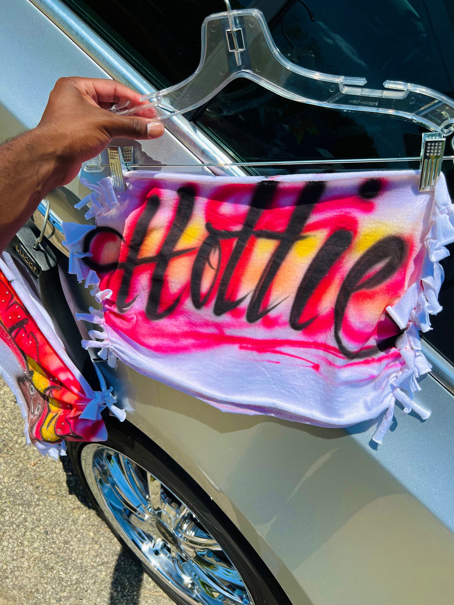 AIRBRUSH FRINGED 2 PIECE