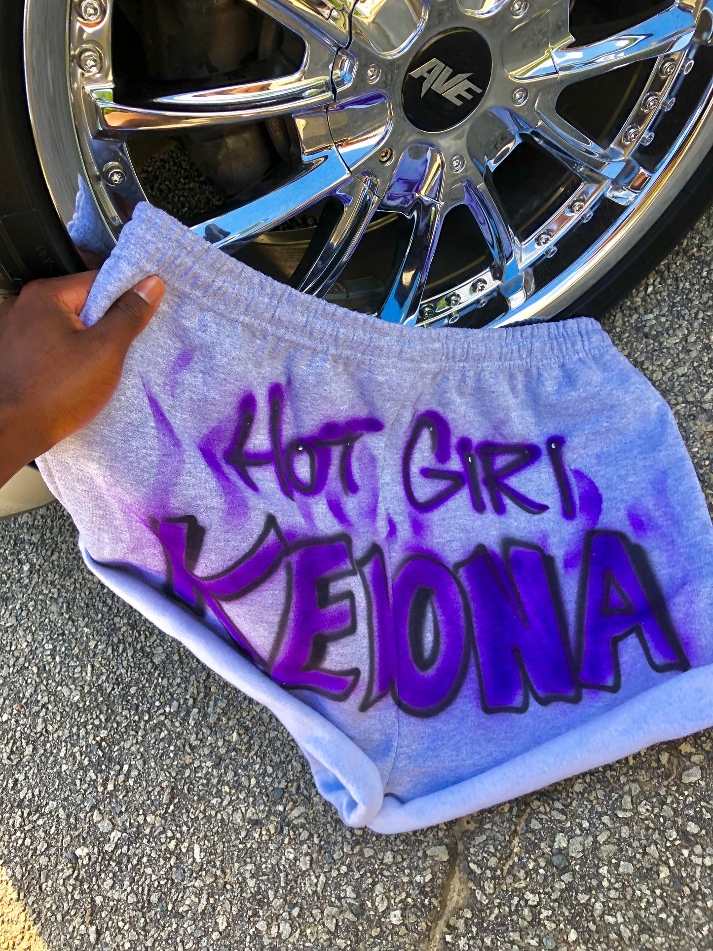 AIRBRUSH CUSTOM SHORTS