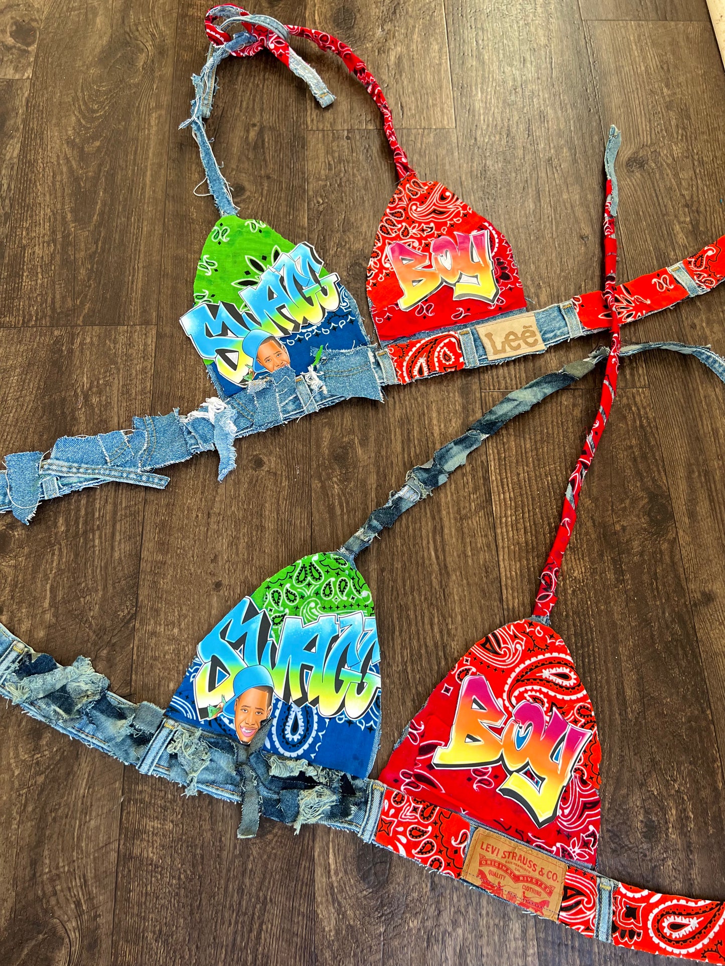 SwaggBoy Graphic Bralette (SET)