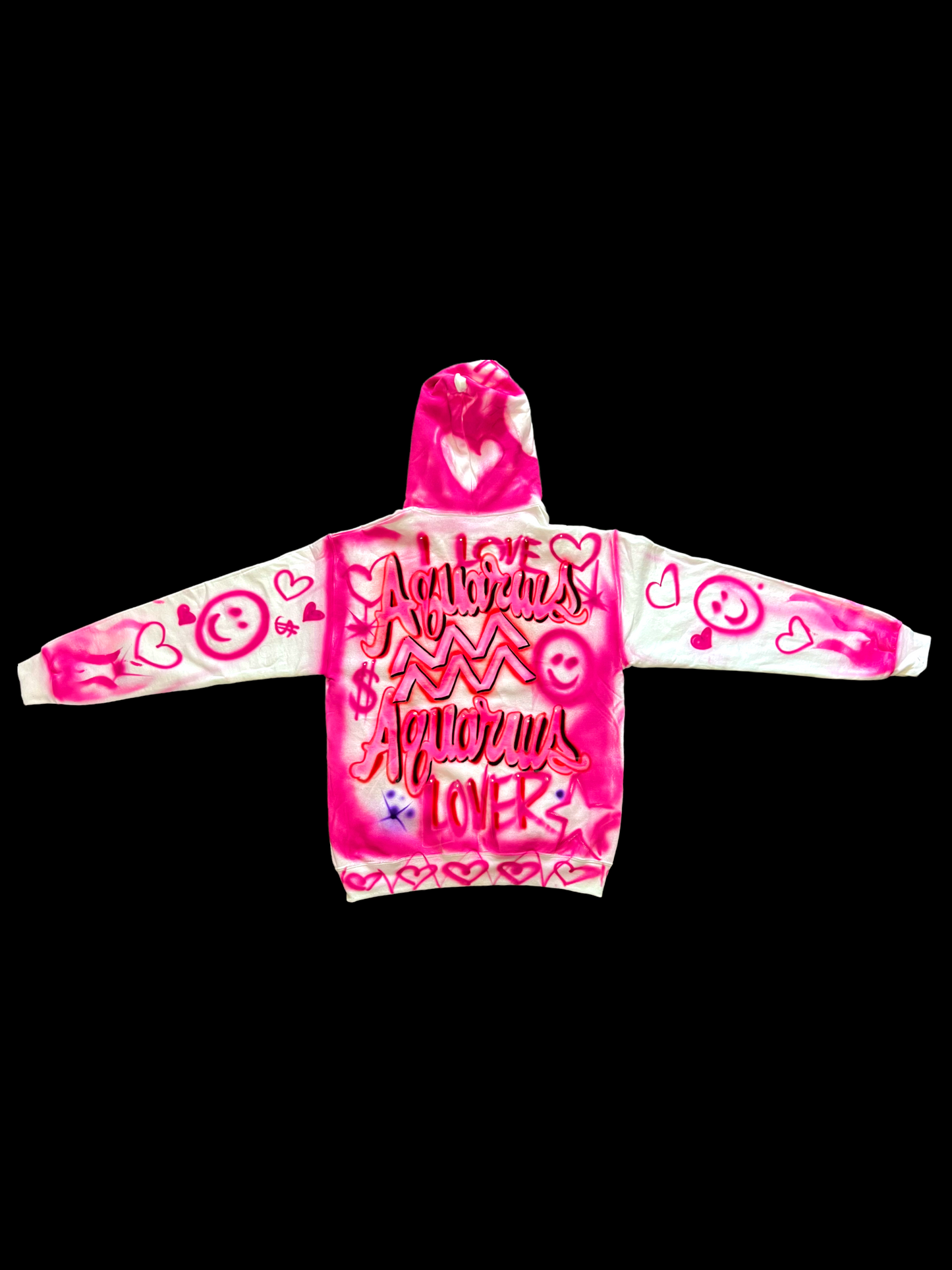 Personalized top airbrush hoodies